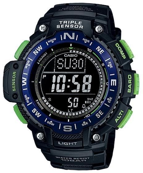Casio Sgw-1000-2 Auto Led. Digital Compass. Barometer. Thermometer. Altimeter. 5 Daily Alarms Snooze Alarm Hourly Time Full Auto-calendar Wr 200mt - Photo n°1