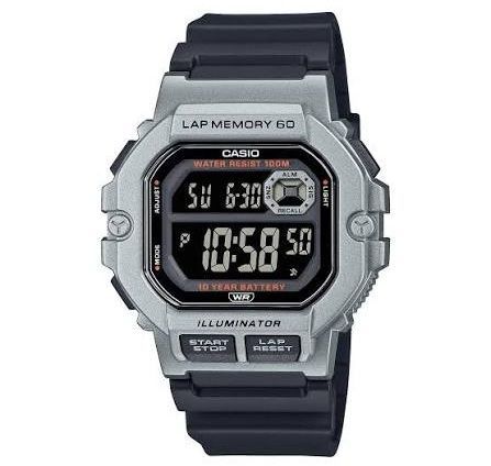 Casio Sport Illuminator Lap Memory 60 - Black WS-1400H-1BVDF - Photo n°1