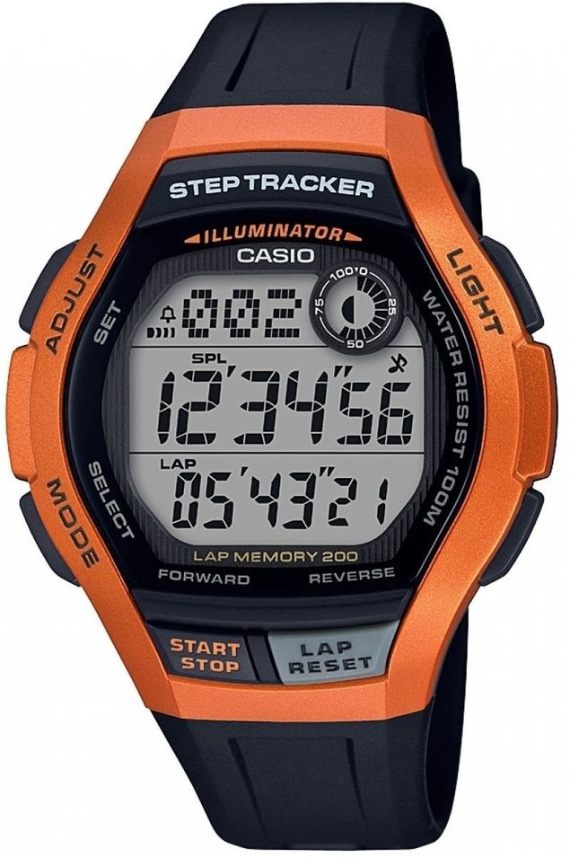Casio Step Tracker 200 Lap Memory WS-2000H-4AV - Photo n°1