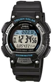 Casio Stl-s300h-1a Solar Powered Digital. Resin Strap. Illuminator. 5 Alarms. Lap Memory 100 Wr 10atm - Photo n°1