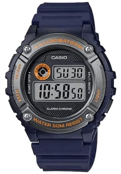 Casio Vintage Illuminator Blue W-216H-2BVDF - Photo n°1