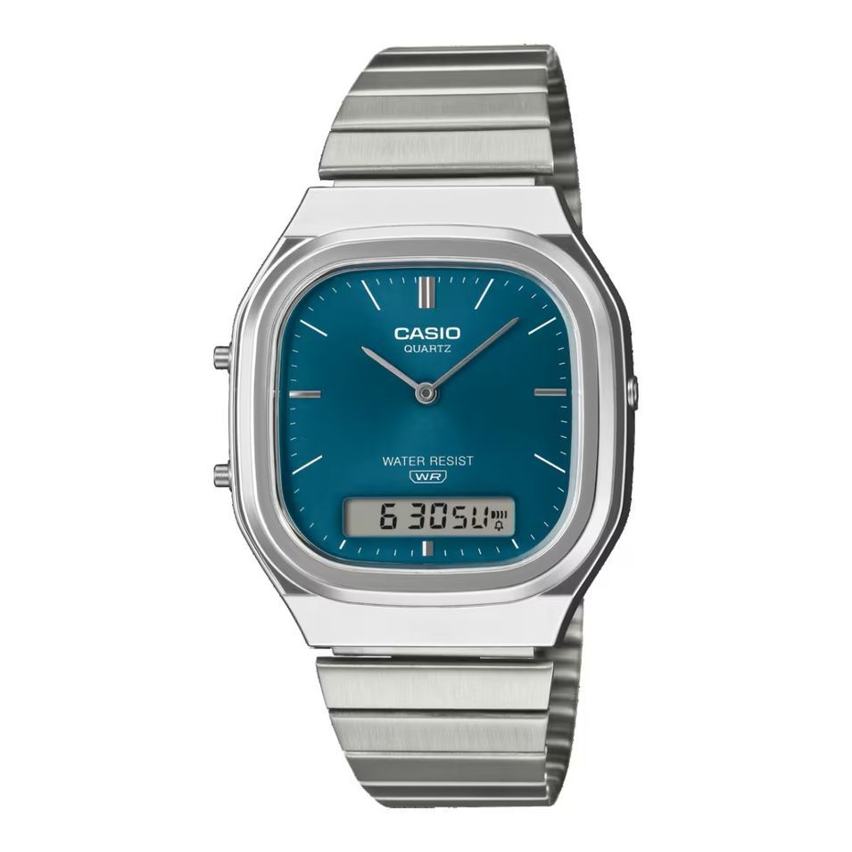Casio Vintage Square Lady - Teal AQ-240E-3AEF - Photo n°1
