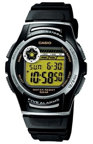 Casio W-213-9a Dual Time, Chrono, Auto Calendar, Multi Alarm, Wr50 **original Box** - Photo n°1