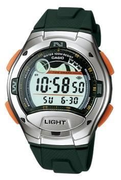 Casio W-753-1a Illuminator. Moon Phase Indicator 2 Time Zones. Multi Alarm. Calendar. **original Box** W-753-3A - Photo n°1