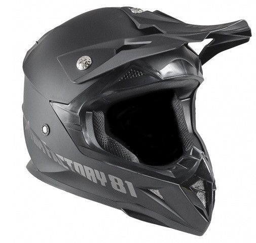 Casque adulte cross noir Xtrm Factory - Photo n°1