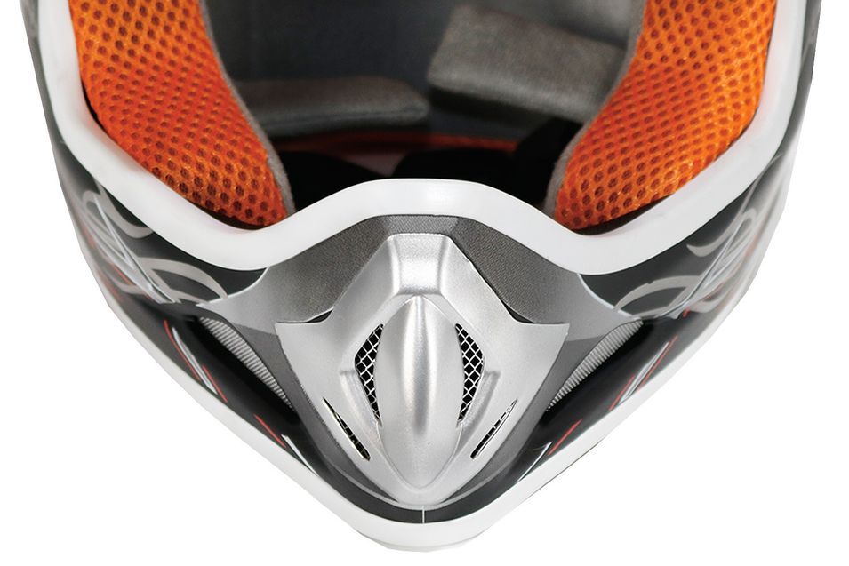 Casque enfant de cross vert brillant Full sport - Photo n°5