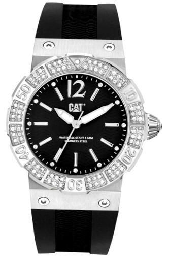 Cat Active Ocean Lady Ss Case With Strass. Silicone Strap. 38 Mm Wr 5atm D2.331.21.131 - Photo n°1