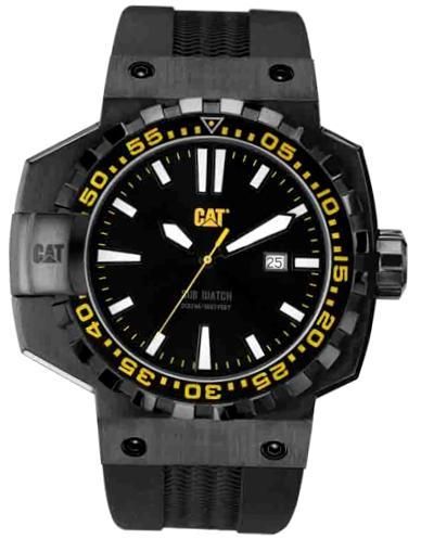 Cat Atoll Sub Ss Case. Silicone Strap. Quartz. Date 50mm Wr 20atm D4.161.21.124 - Photo n°1