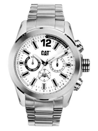Cat Big Twist Ss. Quartz. 24hrs Day&date. 42mm. Wr 10atm YO.149.11.221 - Photo n°1