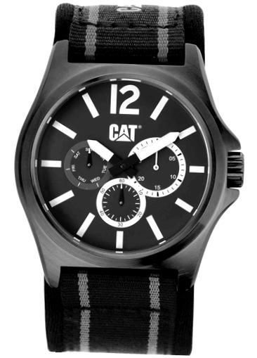 Cat Dp Xl Ss Case. Fabric Strap. Quartz. Day&date. 44mm Wr 10atm PK.159.65.135 - Photo n°1