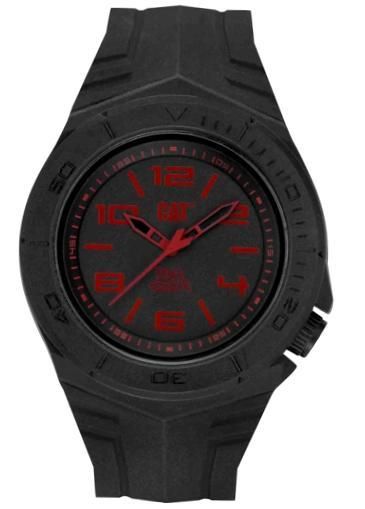 Cat Wave Plastic Case. Rubber Strap. Quartz. 44 Mm Wr 10atm LA.111.21.138 - Photo n°1