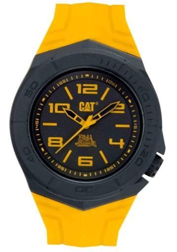 Cat Wave Plastic Case. Rubber Strap. Quartz. 44 Mm Wr 10atm LA.111.27.137 - Photo n°1