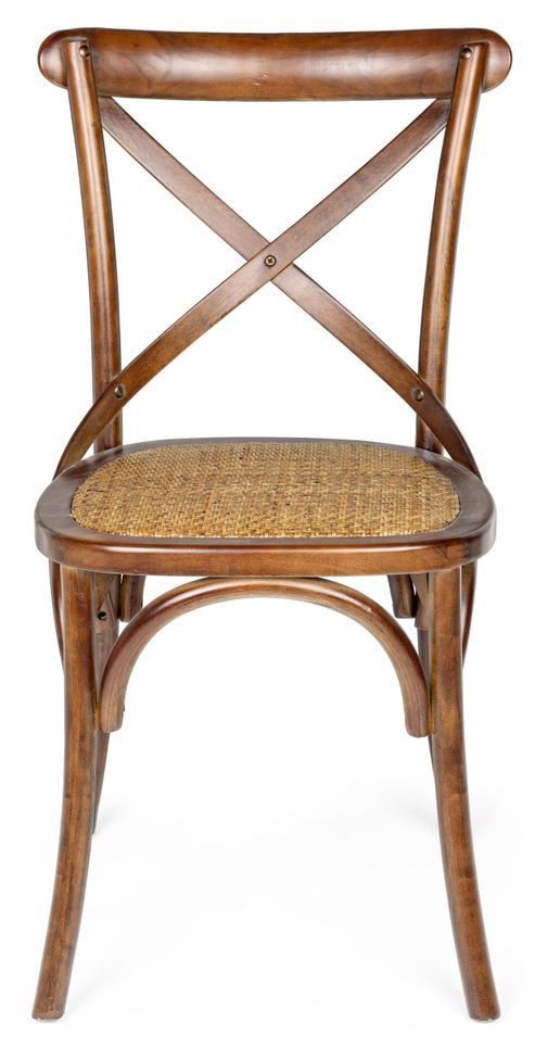 Chaise de cuisine Kiken - Fusion élégante de bois d'orme et rotin - Photo n°3