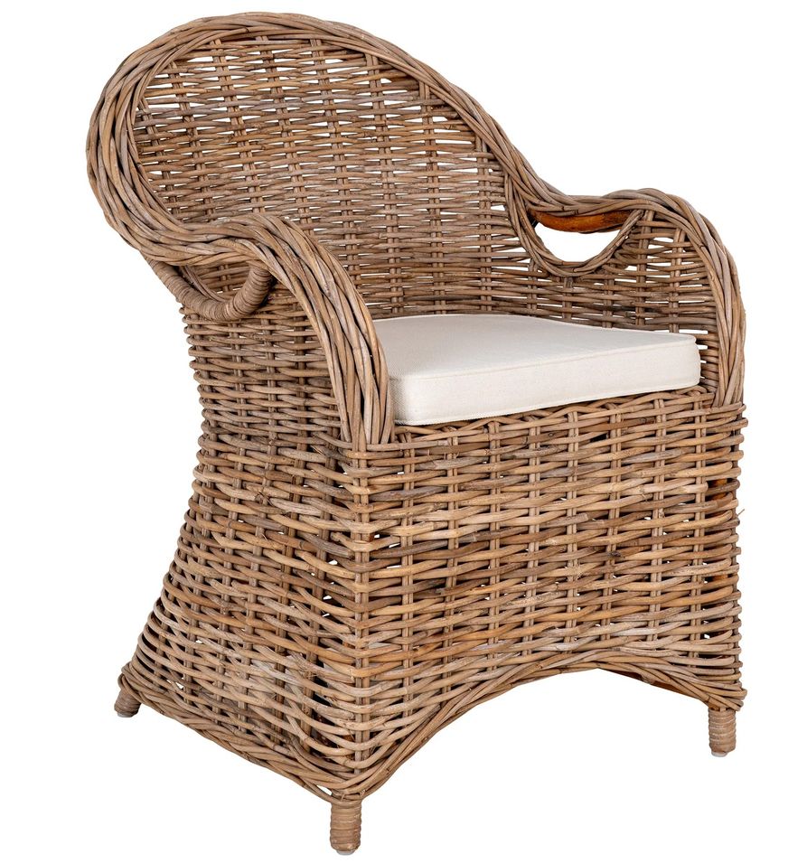 Chaise de jardin LARISA en rotin - Photo n°1