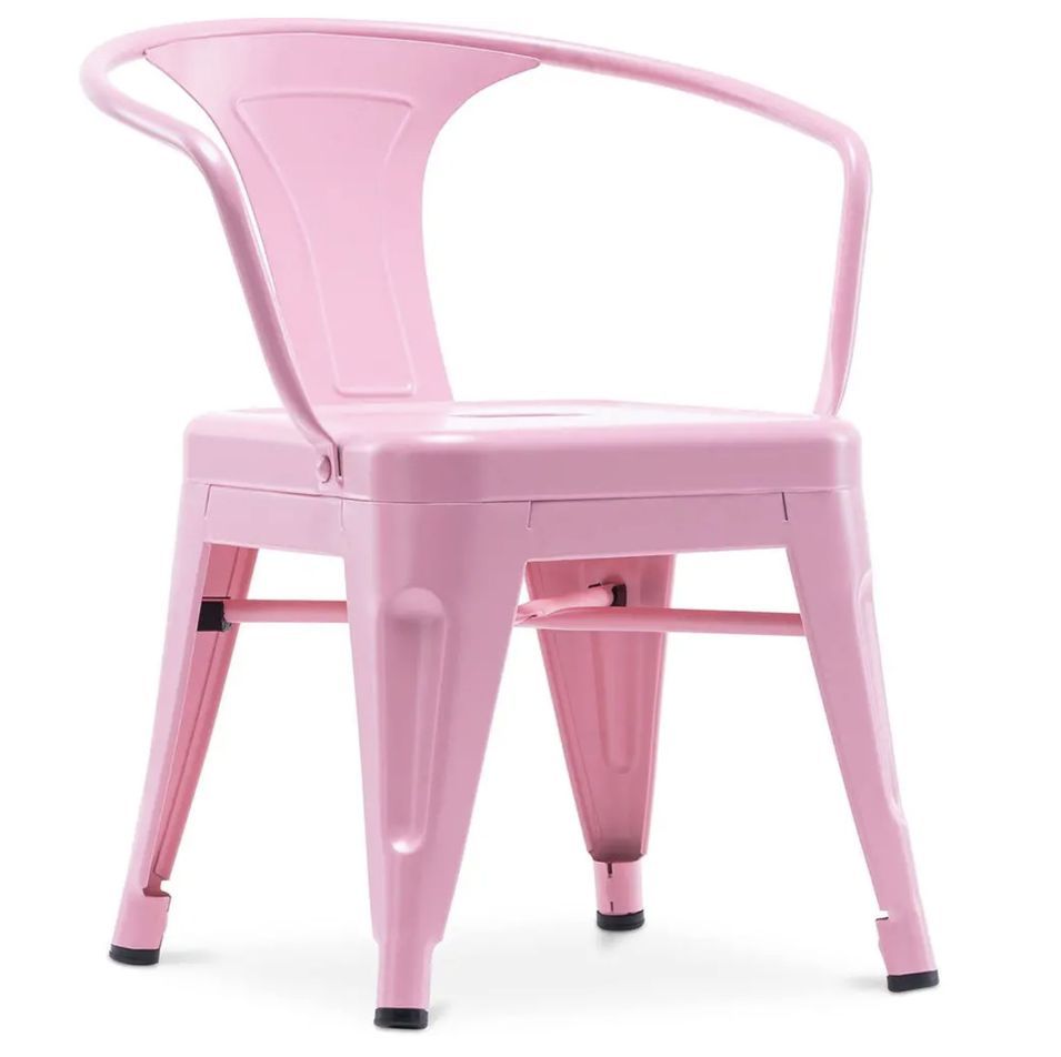 Chaise pour enfant en metal style industriel - Photo n°1