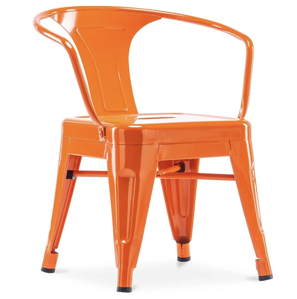Chaise pour enfant en metal style industriel - Photo n°1