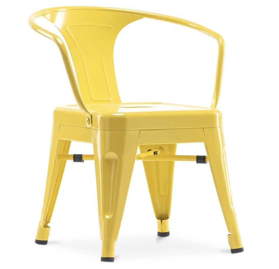 Chaise pour enfant en metal style industriel - Photo n°1