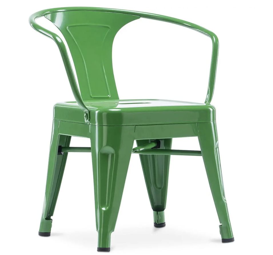 Chaise pour enfant en metal style industriel - Photo n°1