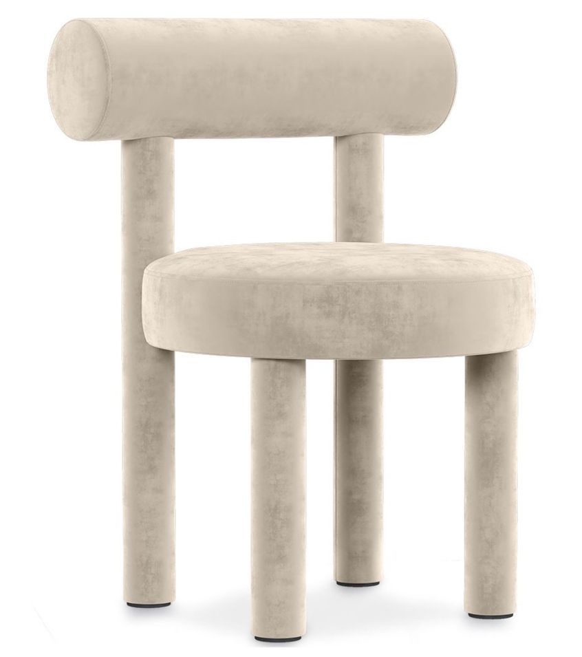 Chaise de salle à Manger en velours Kathe - Doux et luxueux - Photo n°1
