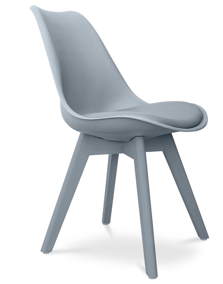 Chaise de salle à manger style Scandinave couleur unie Teva - Photo n°1