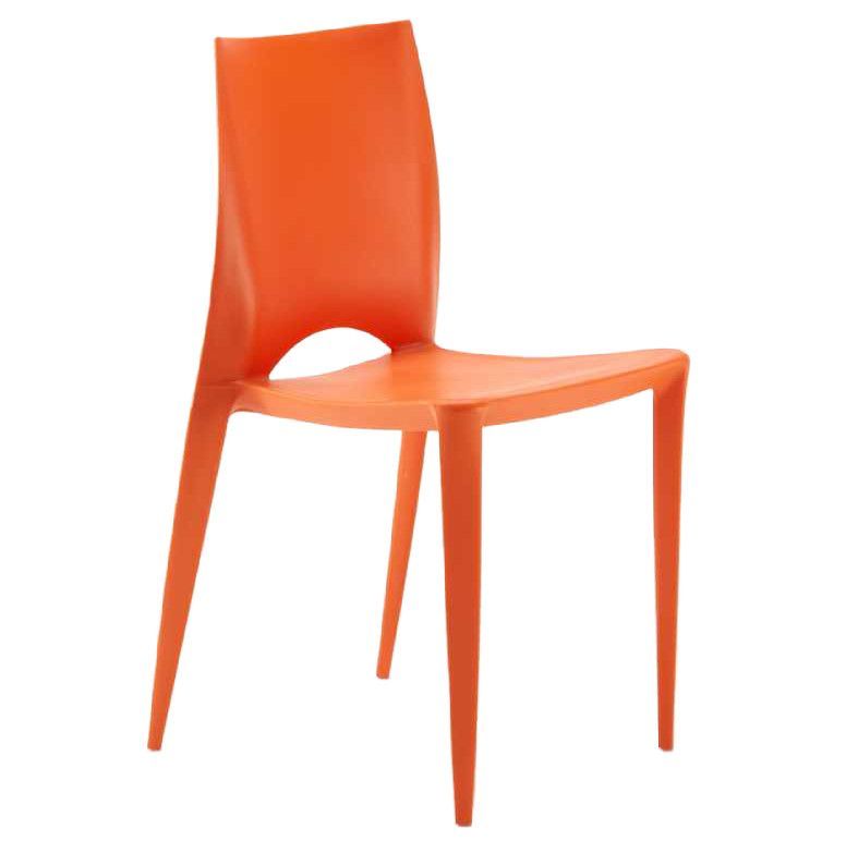 Chaise empilable en polypropylène LUSKO - Usage intérieur/extérieur - Photo n°1