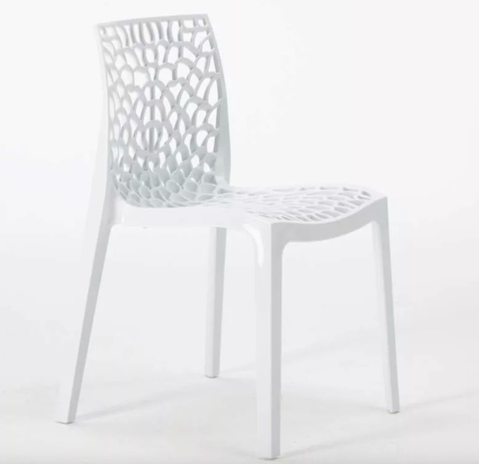 Chaise empilable JARDINA – Usage intérieur/extérieur - Photo n°1