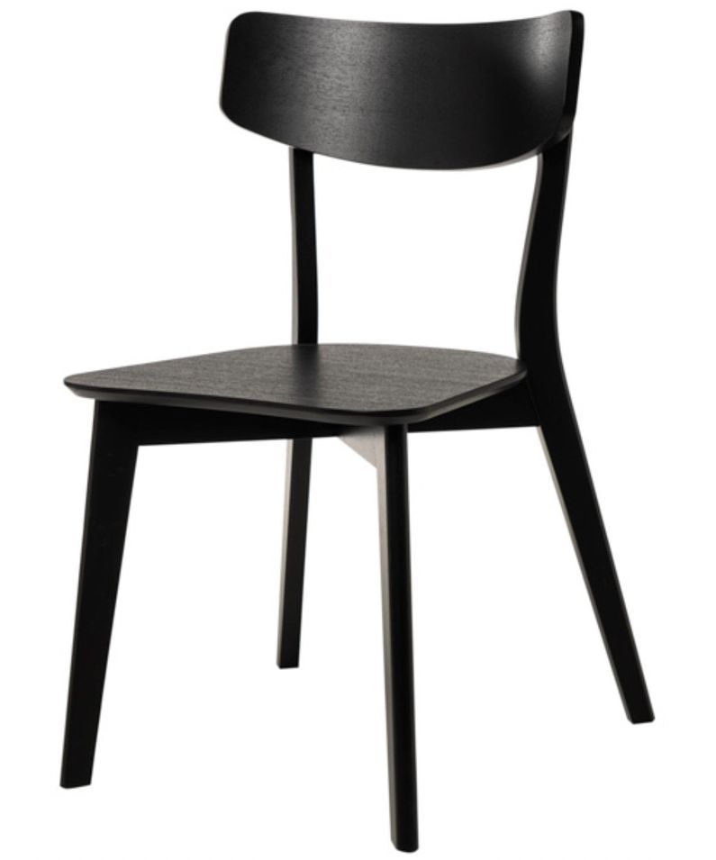 Chaise en bois d'hévéa KULINIZA - Élégance authentique pour votre Intérieur - Photo n°1