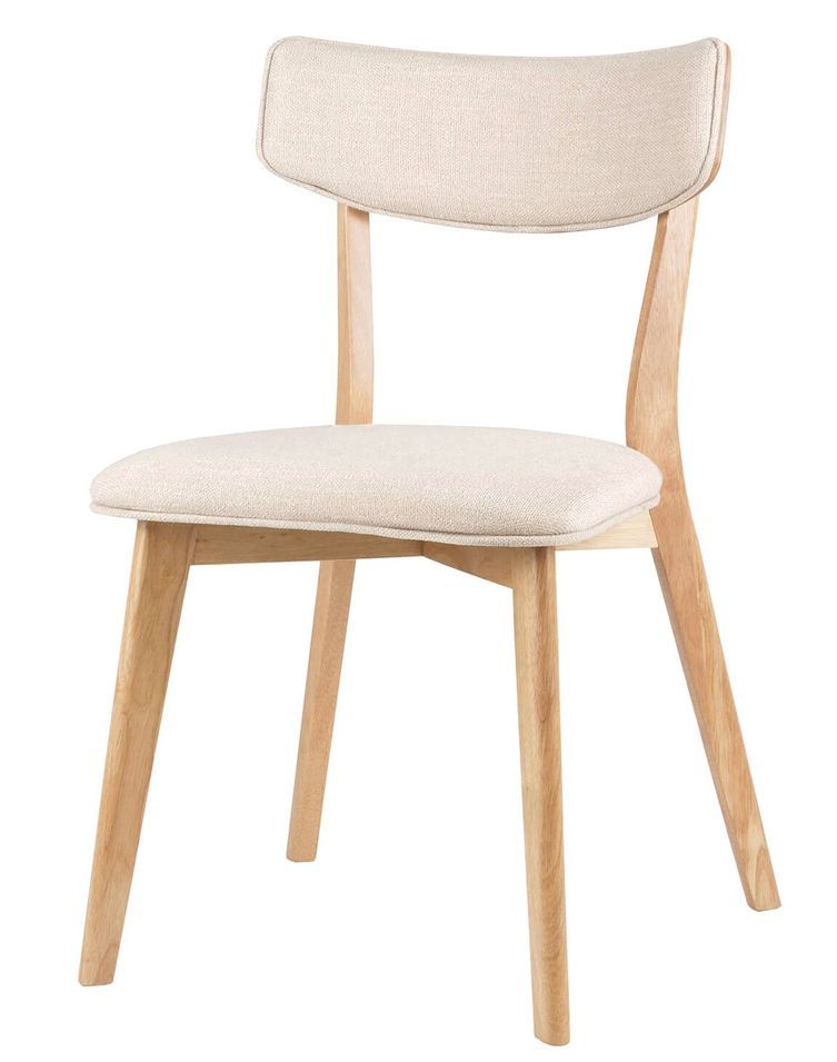 Chaise en bois et tissu Bonka – Élégance et confort - Photo n°1