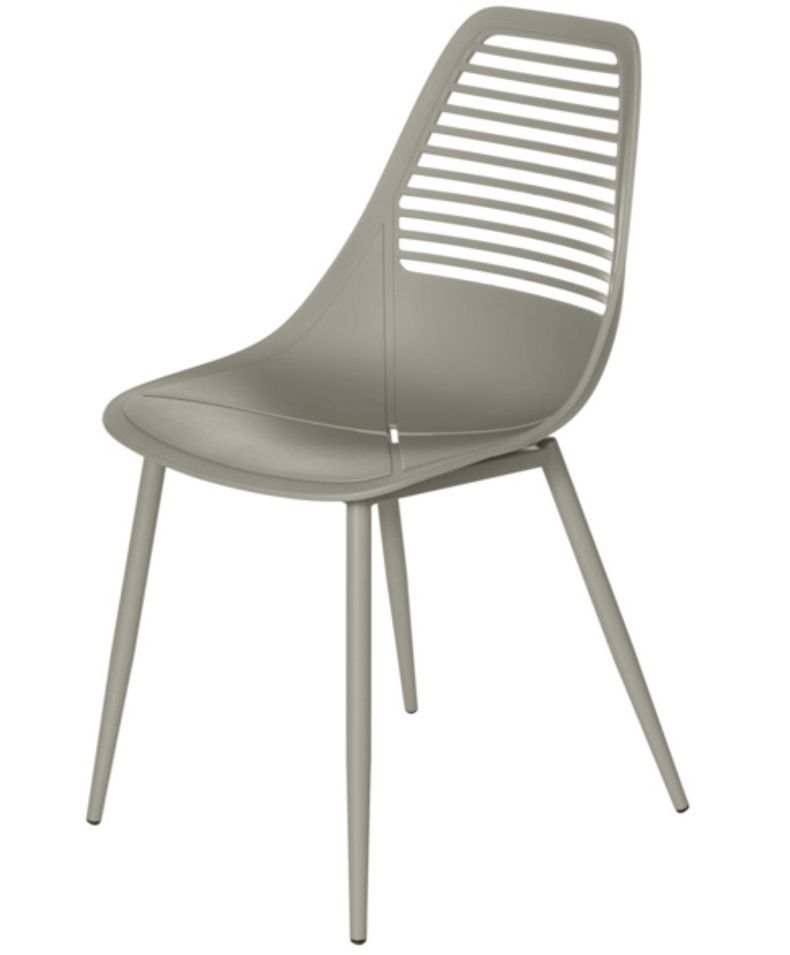 Chaise en polypropylène et métal Kyla - Photo n°1