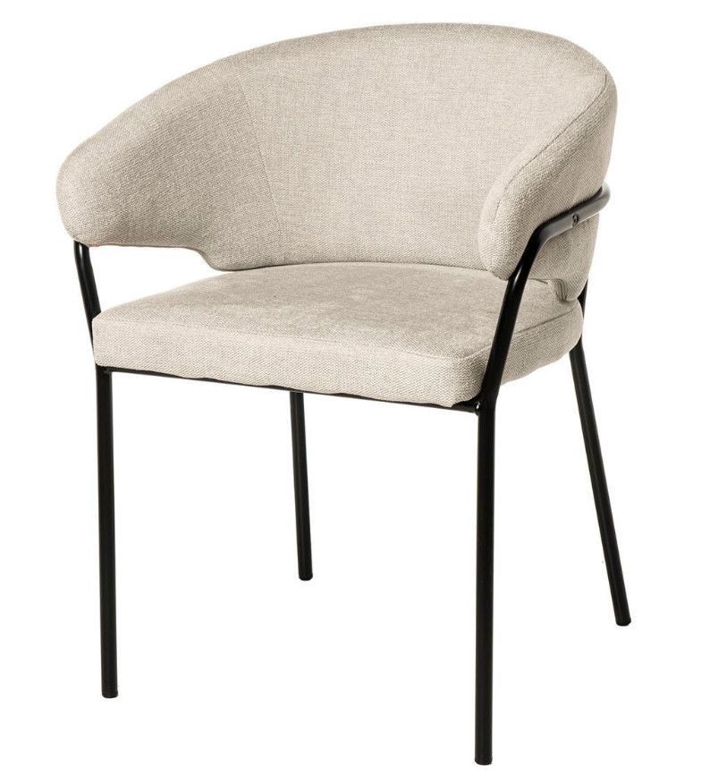 Chaise en tissu Florina – Design minimaliste et confort supérieur - Photo n°1