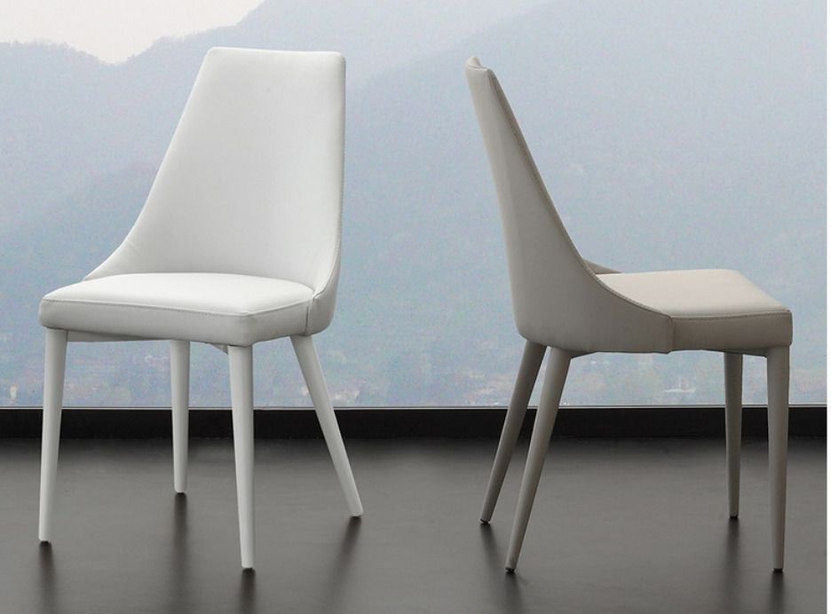 Chaise faux cuir Klazo - Lot de 4 - Photo n°1