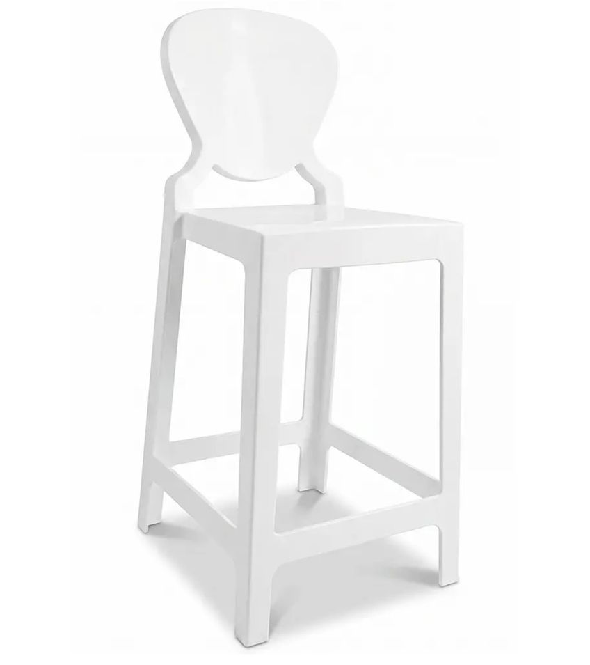 Chaise haute design transparent ou opaque KALERIA - Photo n°1