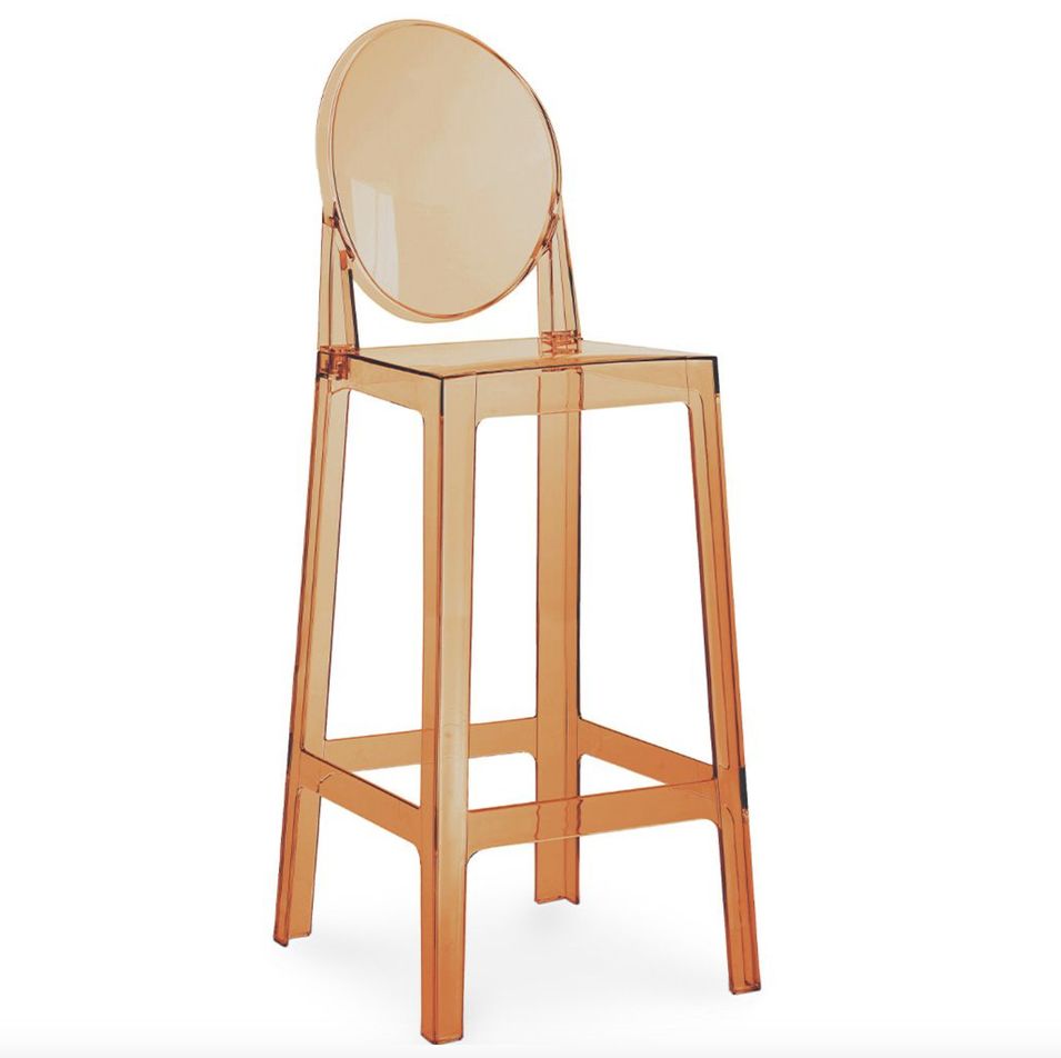 Chaise haute design transparent ou opaque LOUIVA - Photo n°1