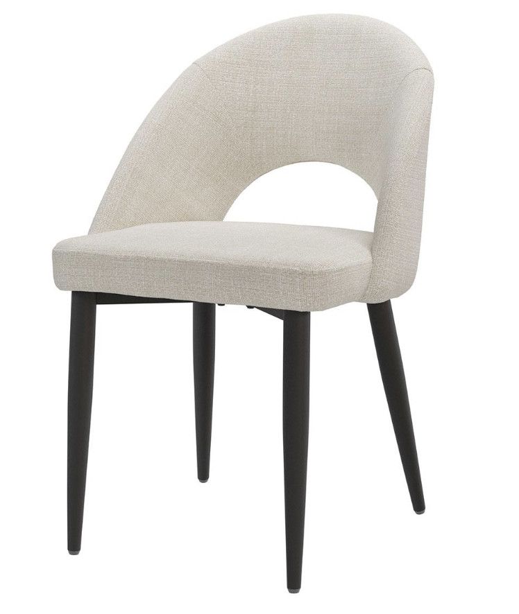 Chaise incurvée et rembourrée Barry – Élégance et confort ergonomique - Photo n°1