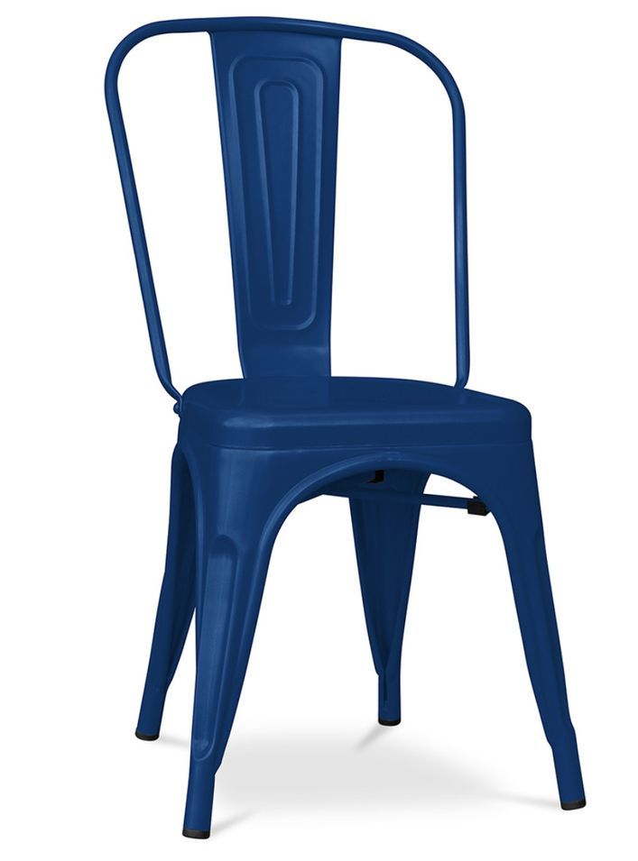 Chaise industrielle acier mat renforcé Kalax - Haut de gamme - Photo n°1