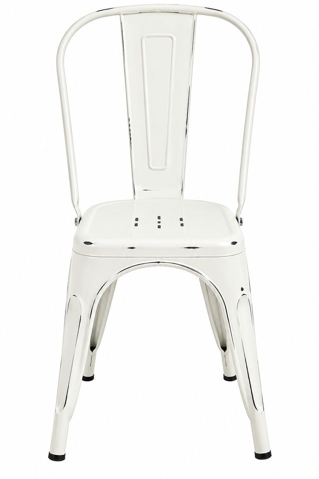 Chaise industrielle KONTOIR en acier vintage - Photo n°1