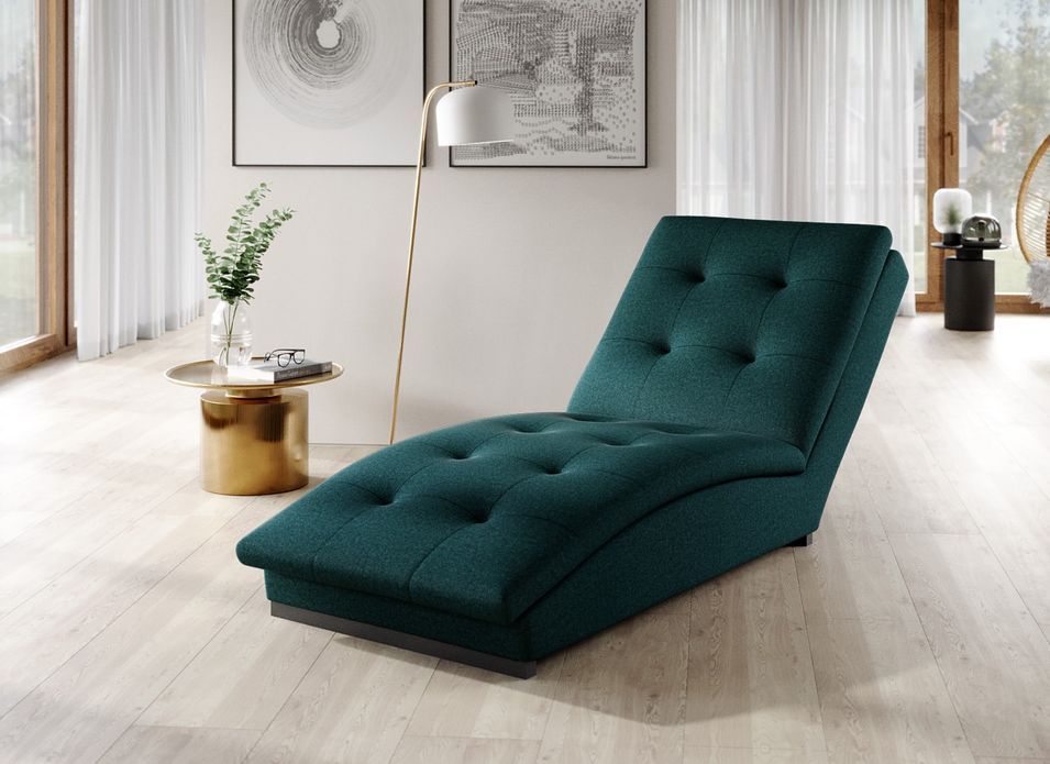 Chaise longue en tissu BORA – Confort allié à la modernité - Photo n°1