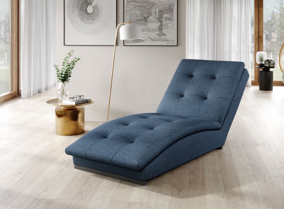 Chaise longue en tissu BORA – Confort allié à la modernité - Photo n°1