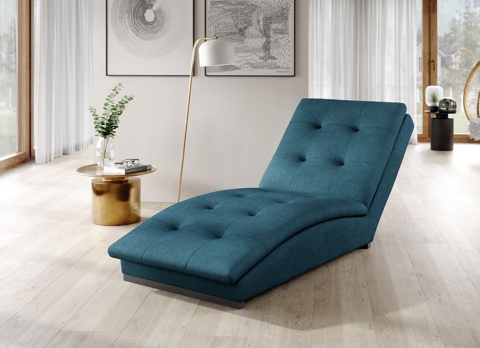 Chaise longue en tissu BORA – Confort allié à la modernité - Photo n°1