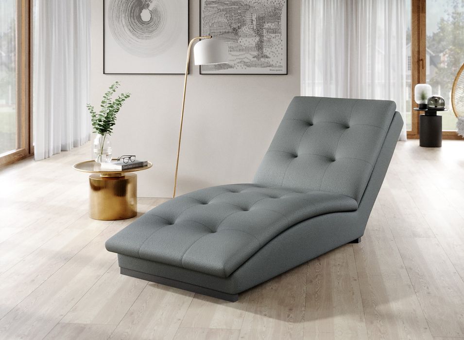 Chaise longue en tissu BORA – Confort allié à la modernité - Photo n°1