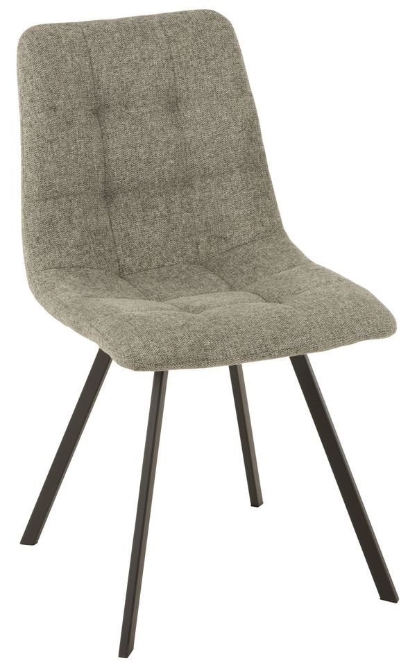Chaise métal gris clair Babie L 45 cm - Photo n°1