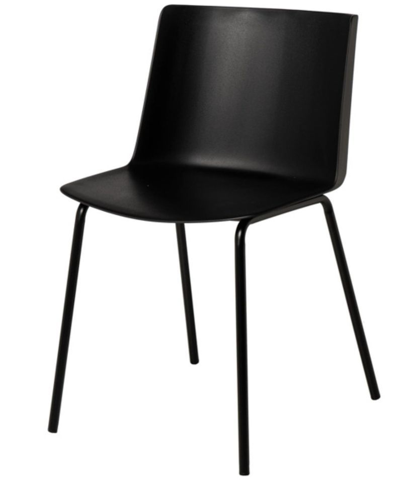 Chaise moderne en polypropylène et métal Kova - Photo n°1