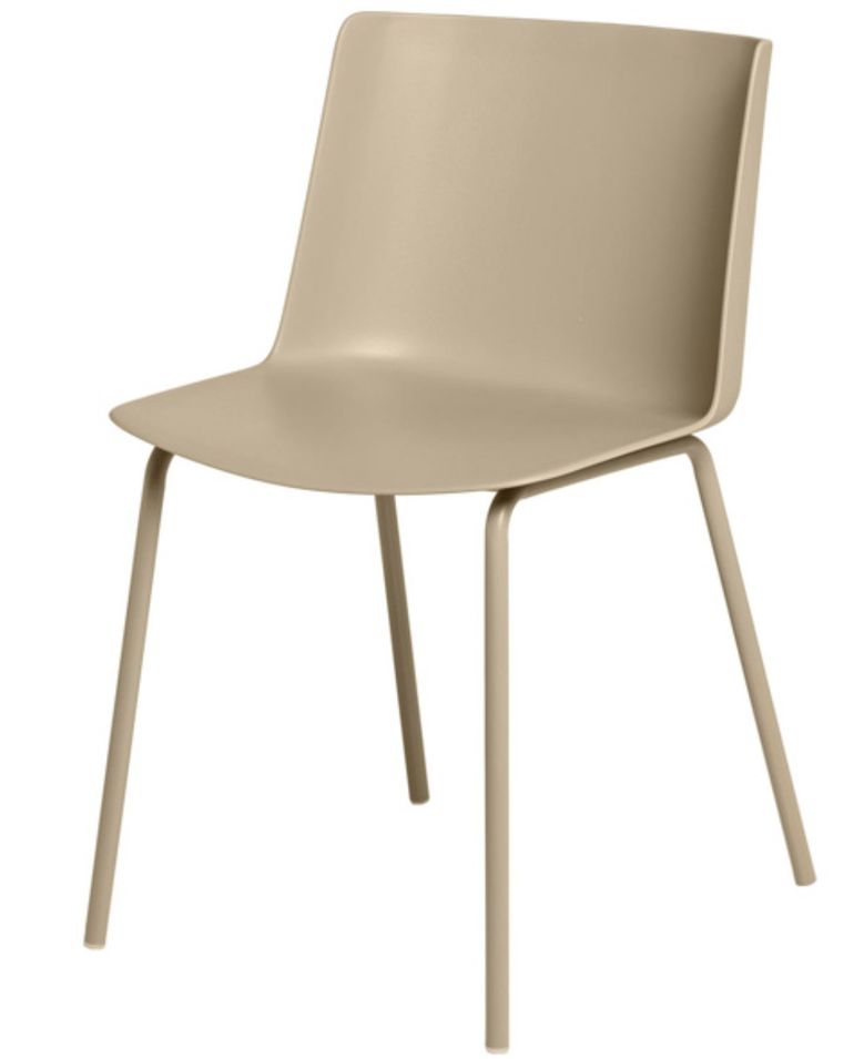 Chaise moderne en polypropylène et métal Kova - Photo n°1