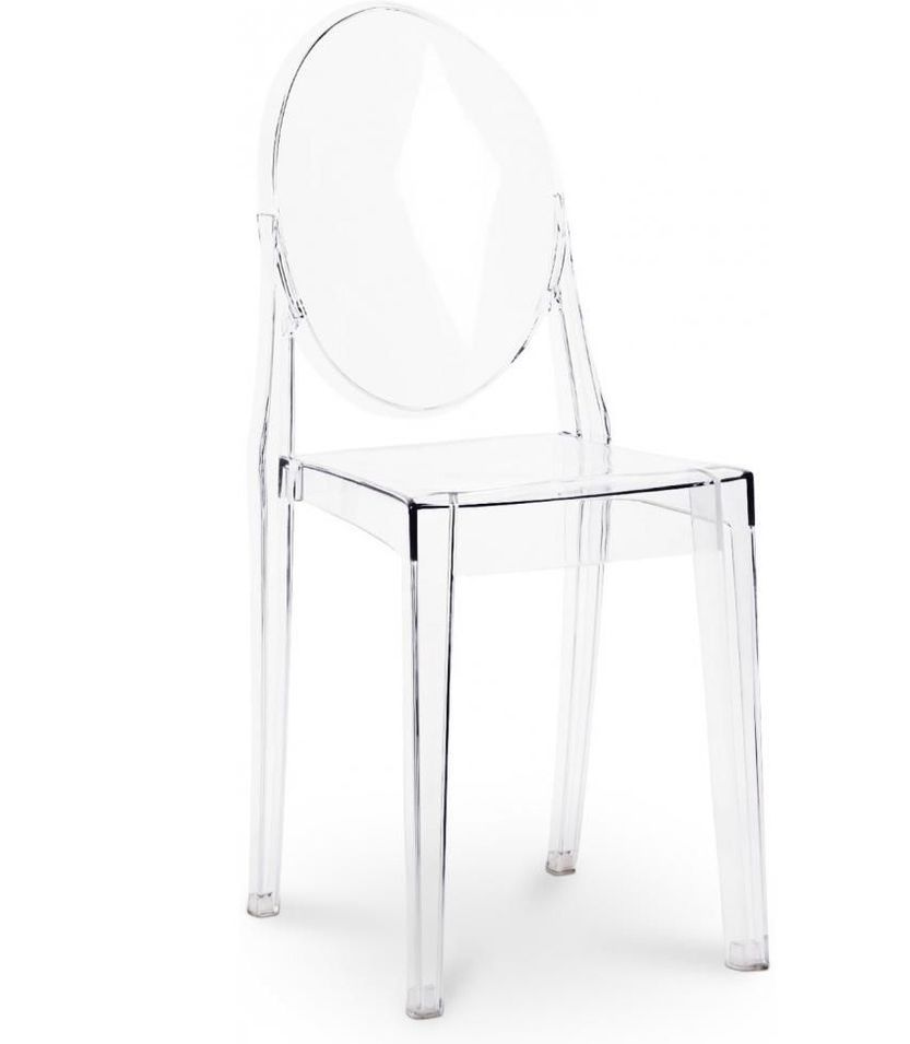 Chaise moderne transparente ELIZA - Photo n°1