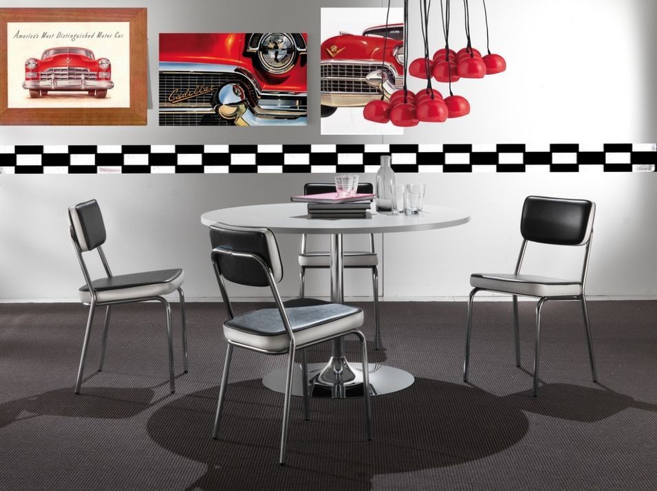 Chaise originale style années 60 - Lot de 2 - Photo n°1