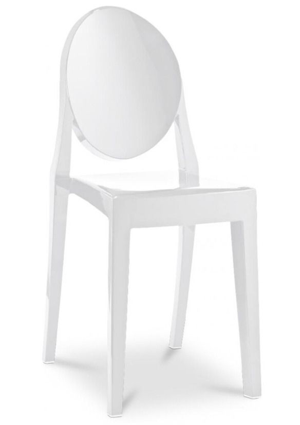 Chaise polycarbonate LOUIVA Haut de gamme - Elégante et résistante - Photo n°1