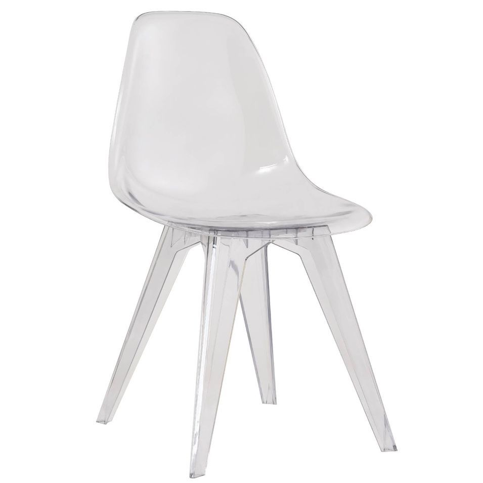 Chaise polycarbonate transparent Evasy - Lot de 4 - Photo n°1
