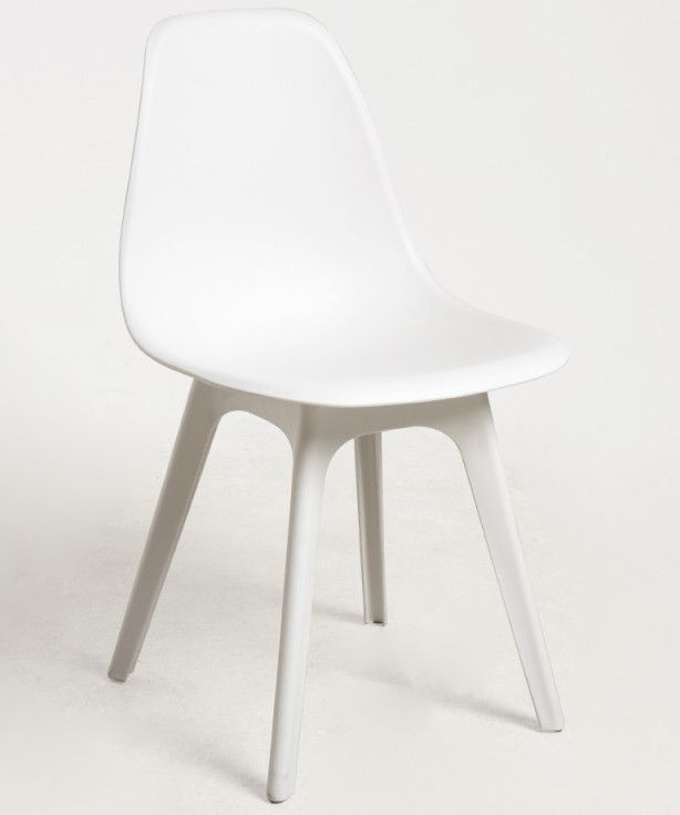 Chaise polypropylène blanc Brink - Lot de 2 - Photo n°1
