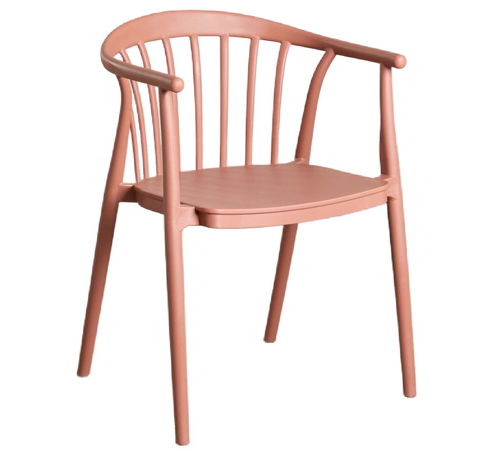 Chaise polypropylène empilable avec accoudoirs ZELINA - Photo n°1
