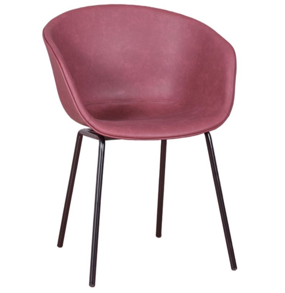 Chaise rembourrée Oliver en similicuir – Élégance et confort pour votre intérieur - Photo n°1